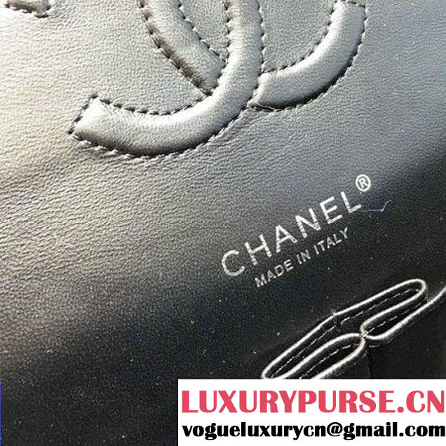Chanel Airline Printed Classic Flap Medium Bag Black 2016 (KN-6062403 )