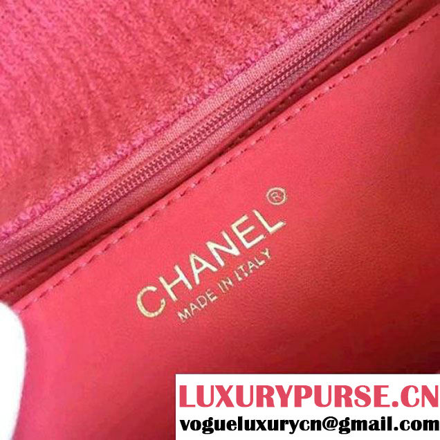 Chanel Tweed Flower Small Classic Flap Bag 2016 (KN-6070601 )