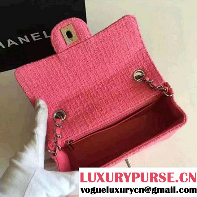 Chanel Tweed Flower Small Classic Flap Bag 2016 (KN-6070601 )