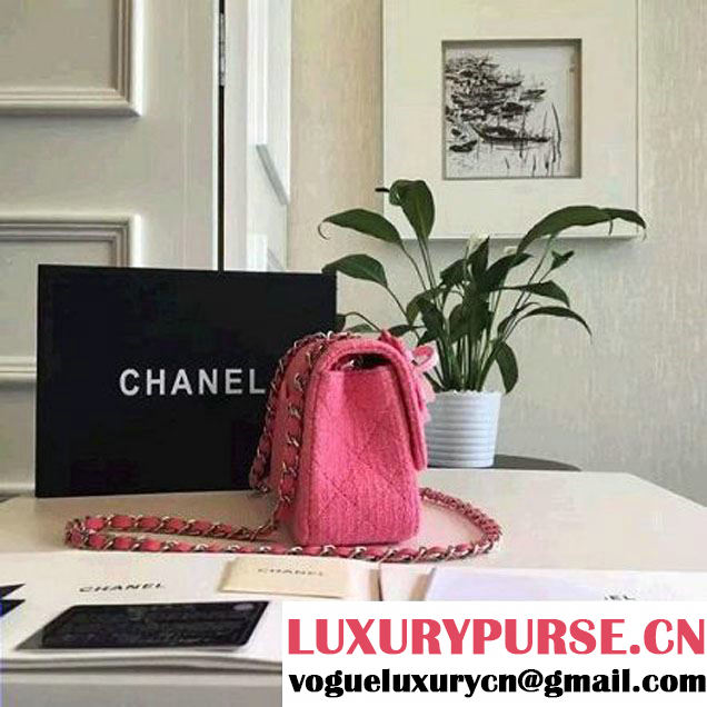Chanel Tweed Flower Small Classic Flap Bag 2016 (KN-6070601 )
