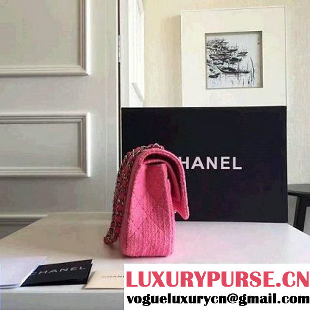 Chanel Tweed Flower Medium Classic Flap Bag 2016 (KN-6070602 )