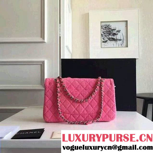 Chanel Tweed Flower Medium Classic Flap Bag 2016 (KN-6070602 )