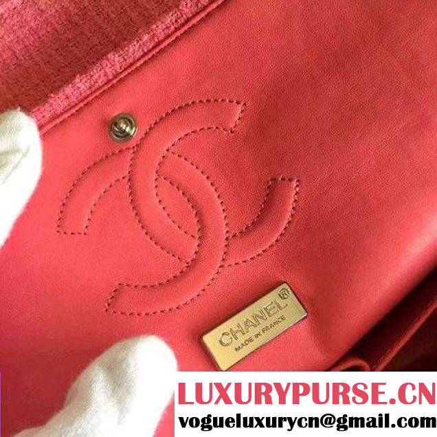 Chanel Tweed Flower Medium Classic Flap Bag 2016 (KN-6070602 )