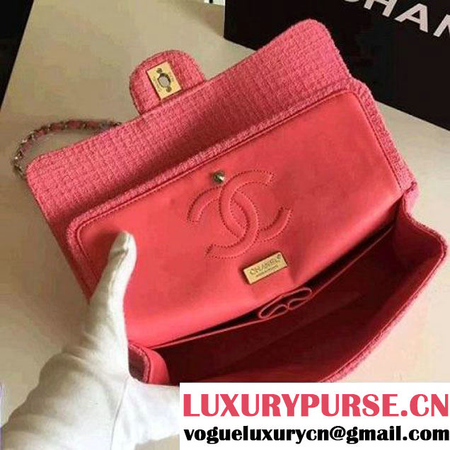 Chanel Tweed Flower Medium Classic Flap Bag 2016 (KN-6070602 )