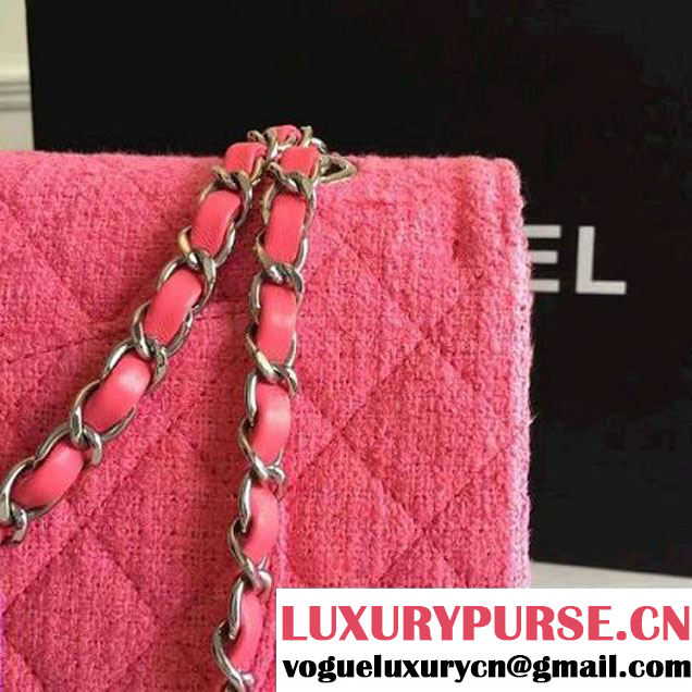 Chanel Tweed Flower Medium Classic Flap Bag 2016 (KN-6070602 )