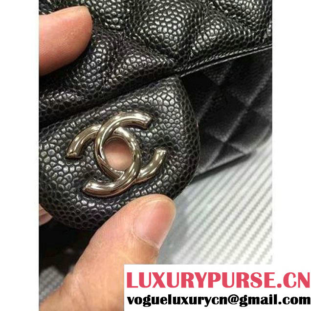 Chanel 1116 Mini Rectangular Caviar Calfskin Classic Flap Bag Black (MC-6082901 )