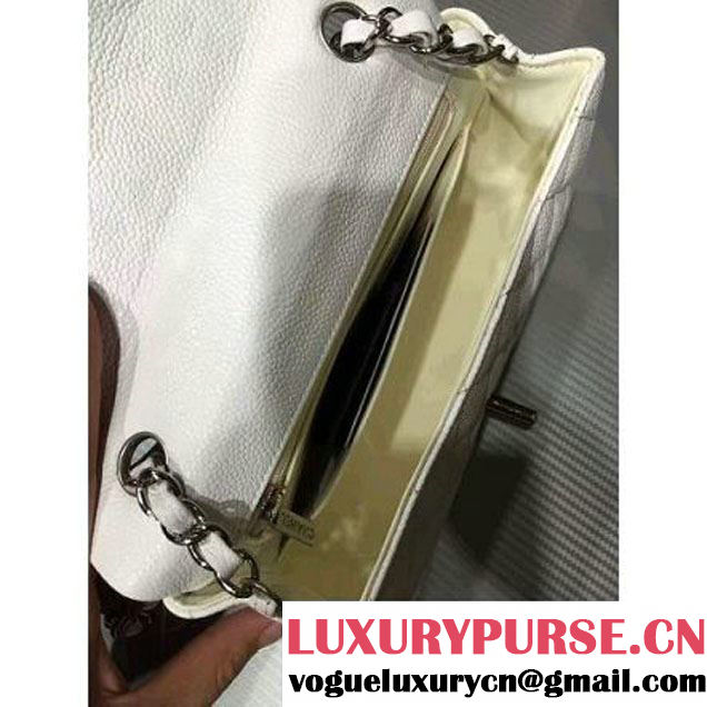 Chanel 1116 Mini Rectangular Caviar Calfskin Classic Flap Bag White (MC-6082903 )