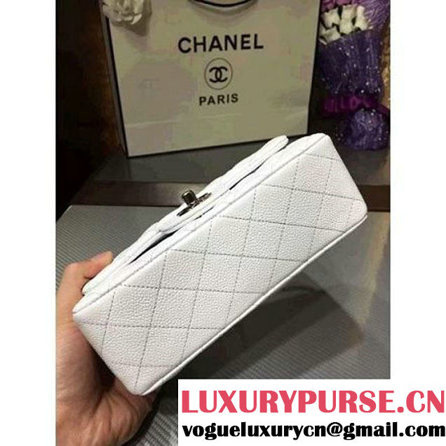 Chanel 1116 Mini Rectangular Caviar Calfskin Classic Flap Bag White (MC-6082903 )