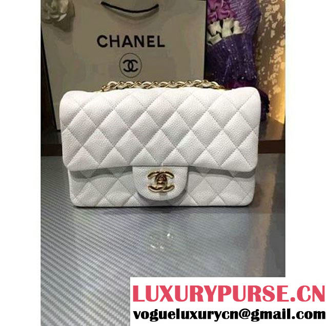 Chanel 1116 Mini Rectangular Caviar Calfskin Classic Flap Bag White (MC-6082903 )
