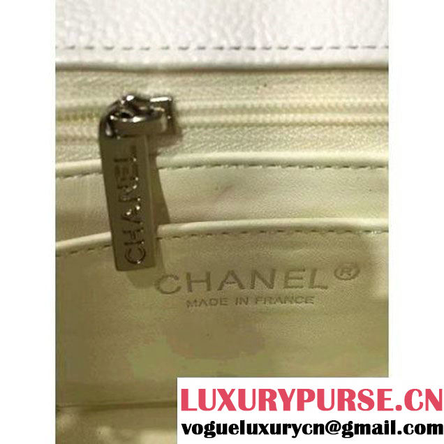 Chanel 1116 Mini Rectangular Caviar Calfskin Classic Flap Bag White (MC-6082903 )