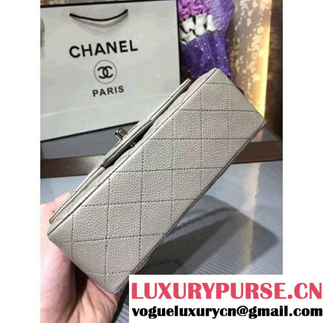 Chanel 1116 Mini Rectangular Caviar Calfskin Classic Flap Bag Gray (MC-6082904 )