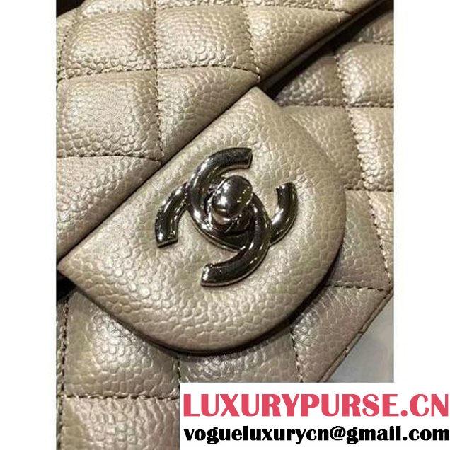 Chanel 1116 Mini Rectangular Caviar Calfskin Classic Flap Bag Gray (MC-6082904 )