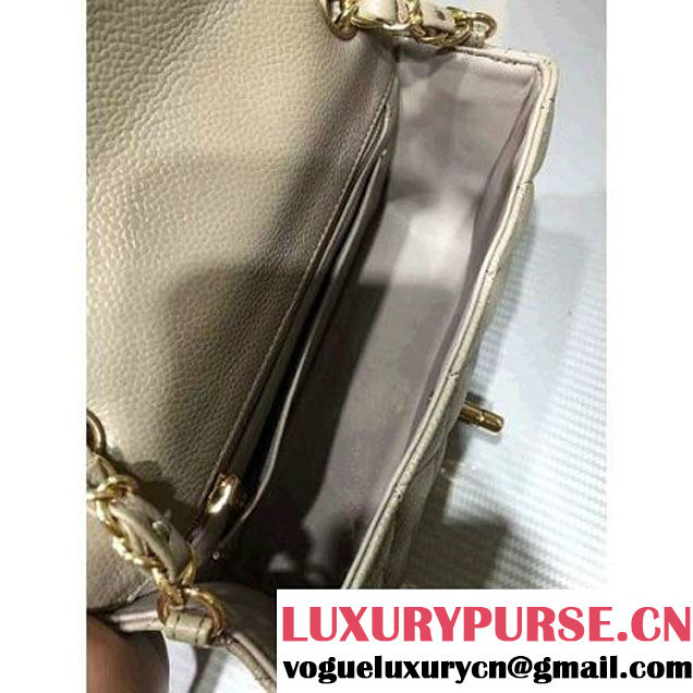 Chanel 1116 Mini Rectangular Caviar Calfskin Classic Flap Bag Gray (MC-6082904 )