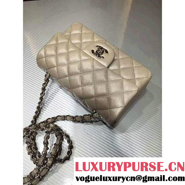 Chanel 1116 Mini Rectangular Caviar Calfskin Classic Flap Bag Gray (MC-6082904 )