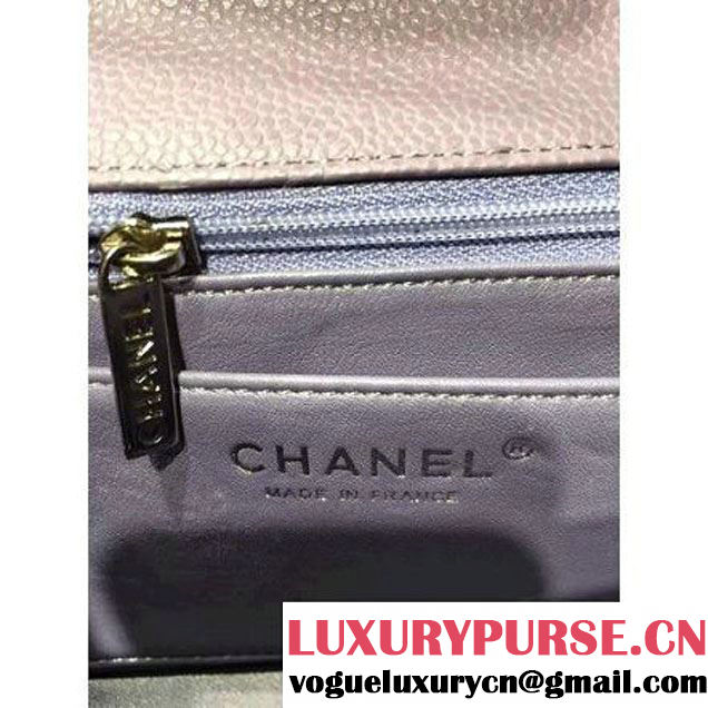 Chanel 1116 Mini Rectangular Caviar Calfskin Classic Flap Bag Lavender (MC-6082905 )