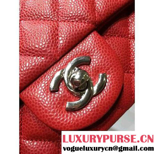 Chanel 1116 Mini Rectangular Caviar Calfskin Classic Flap Bag Red (MC-6082906 )