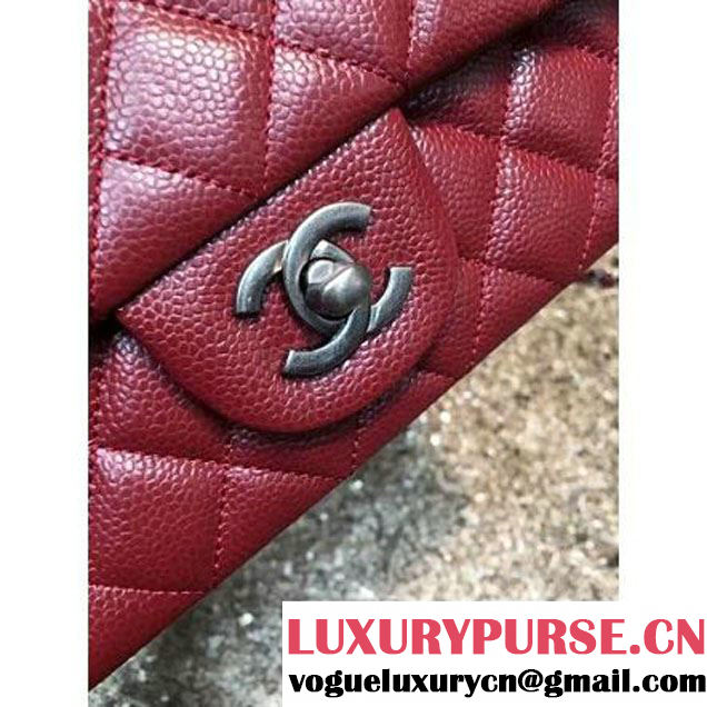 Chanel 1116 Mini Rectangular Caviar Calfskin Classic Flap Bag Burgundy (MC-6082908 )