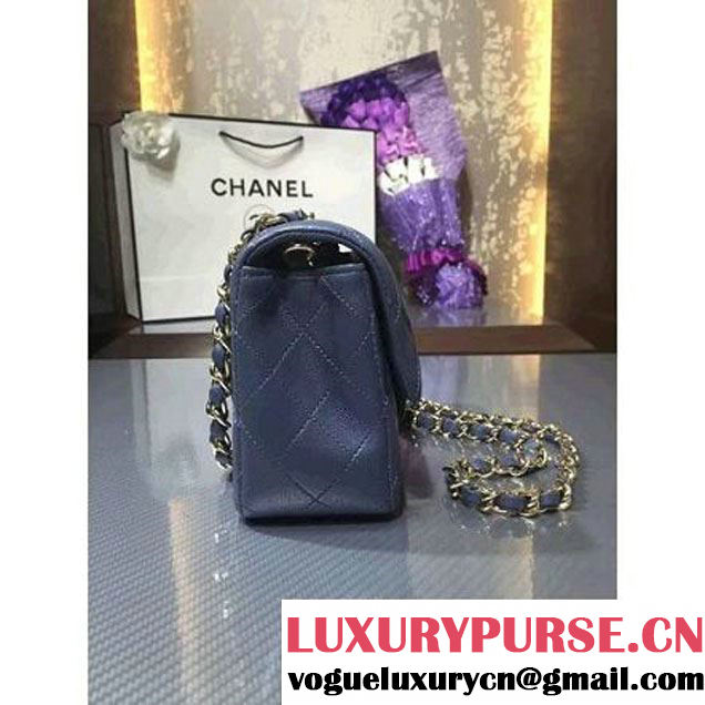 Chanel 1116 Mini Rectangular Lambskin Classic Flap Bag Gray (Gold Hardware) (MC-6082915 )