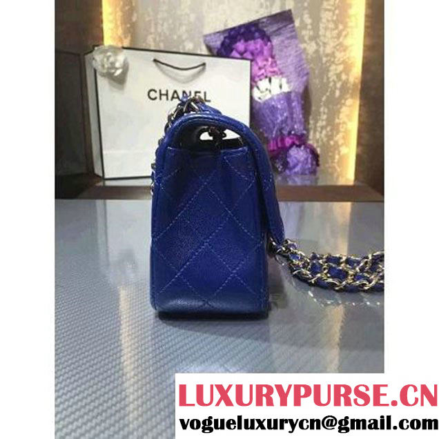 Chanel 1116 Mini Rectangular Lambskin Classic Flap Bag Royal Blue (gold Hardware) (MC-6082917 )