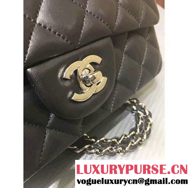 Chanel 1116 Mini Rectangular Lambskin Classic Flap Bag Black (MC-6082918 )