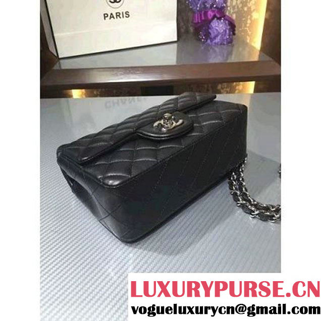 Chanel 1116 Mini Rectangular Lambskin Classic Flap Bag Black (MC-6082918 )