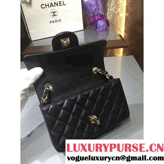 Chanel 1116 Mini Rectangular Lambskin Classic Flap Bag Black (MC-6082918 )