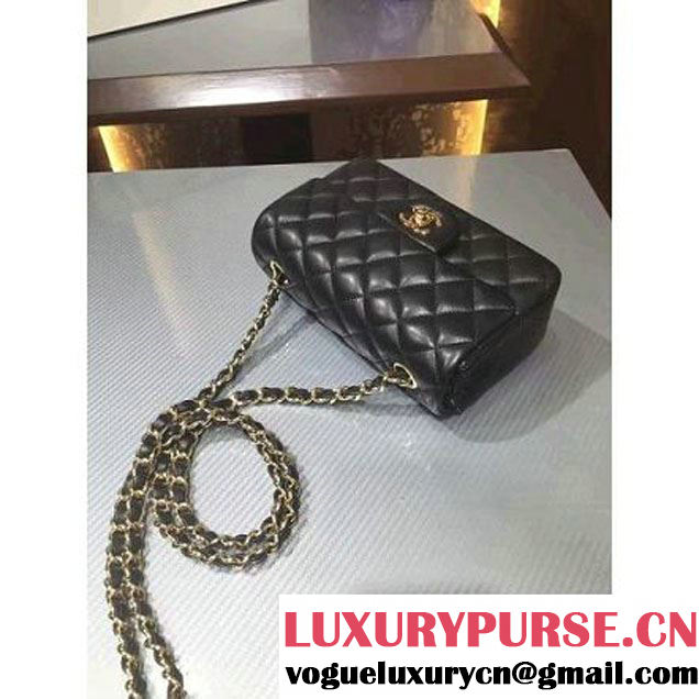 Chanel 1116 Mini Rectangular Lambskin Classic Flap Bag Black (MC-6082918 )