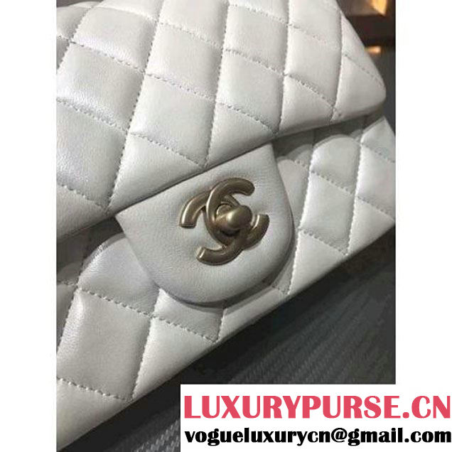 Chanel 1116 Mini Rectangular Lambskin Classic Flap Bag & Pearl Hardware White (MC-6082931 )
