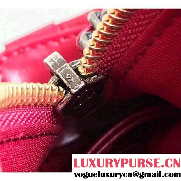 Chanel Crumpled Calfskin Gabrielle Small Hobo Bag A91810 Red/Silver/Blue 2017 (KN-7101403 )