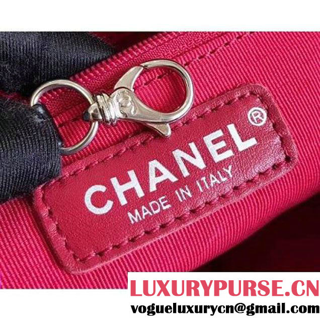 Chanel Tweed/Calfskin Gabrielle Medium Hobo Bag A93824 Gray/Black 2017 (KN-7101002 )