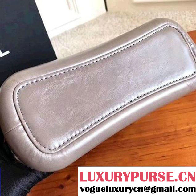 Chanel Tweed/Calfskin Gabrielle Small Hobo Bag A91810 Gray 2017 (KN-7101001 )