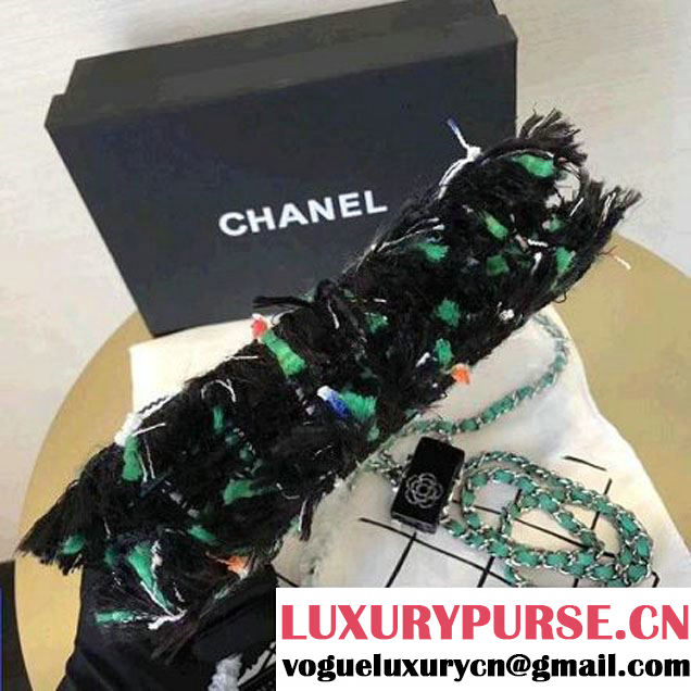 Chanel Green Tweed WOC Bag Embellished with a Robot Charm 2017 (KN-7092060 )