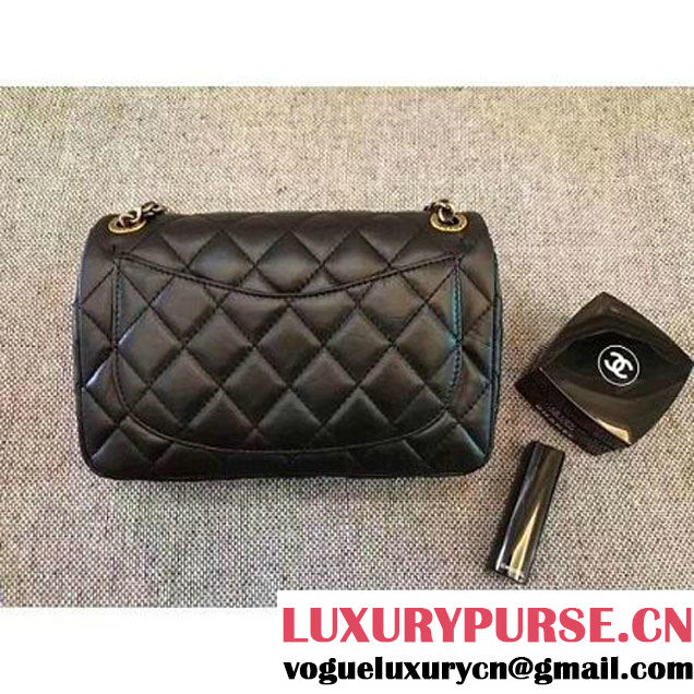 Chanel Aged Calfskin Badge Charm Small Classic Flap Bag 2017 (MK-7091325 )
