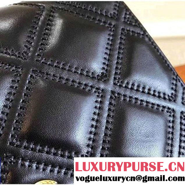 Chanel Fringe Lambskin Quliting Wallet on Chain WOC Bag A82705 Navy Blue 2017 (KN-7102612 )