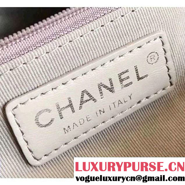Chanel Big Bang Metallic Crumpled Calfskin Flap Bag A91976 Silver 2017 (2A043-7102623 )