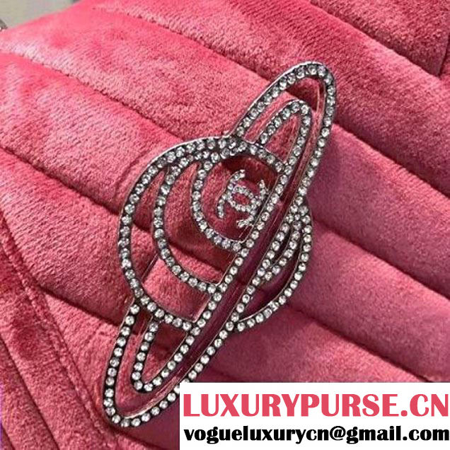 Chanel Velvet Medium Boy Chanel Flap Bag With Strass Planet Rouge 2017 (KN-7102603 )
