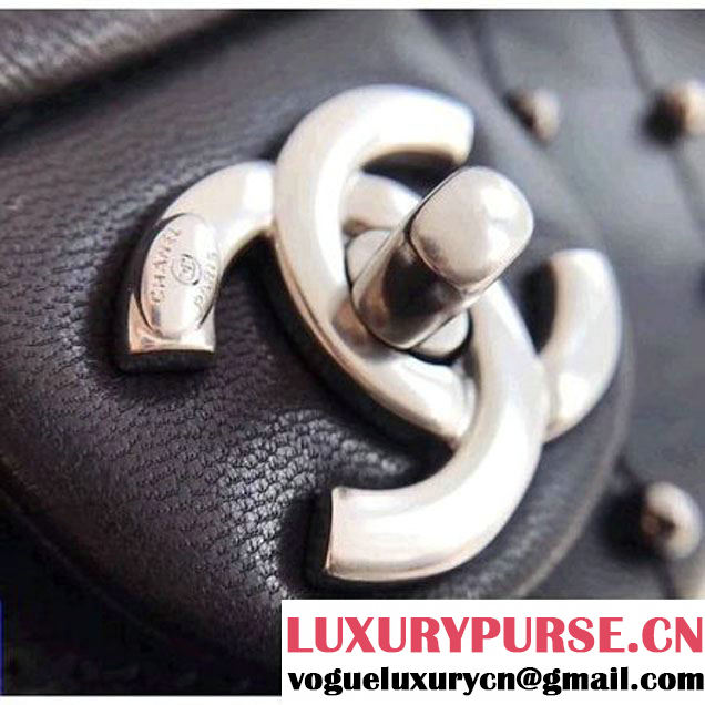 Chanel Stud Wars Lambskin Mini Flap Bag A91954 Black 2017 (KN-7110106 )