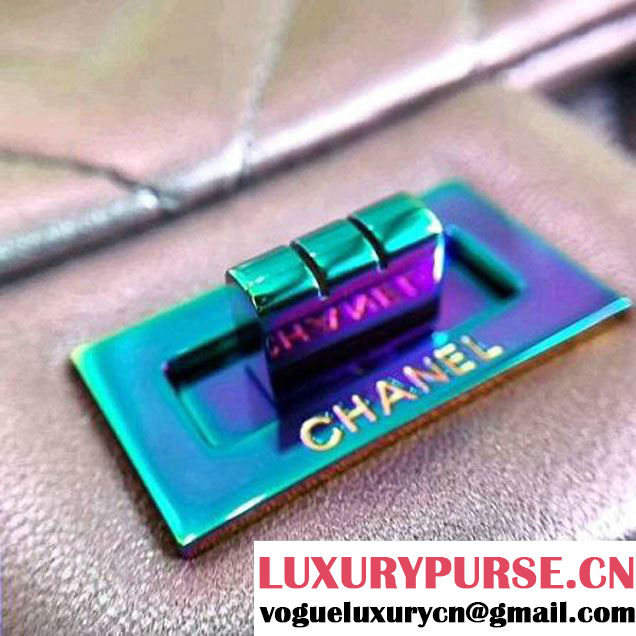 Chanel Chevron Iridescent Calfskin 2.55 Flap Bag 2017 (KN-7111143 )