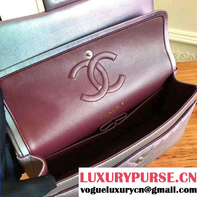 Chanel Chevron Iridescent Calfskin 2.55 Flap Bag 2017 (KN-7111143 )