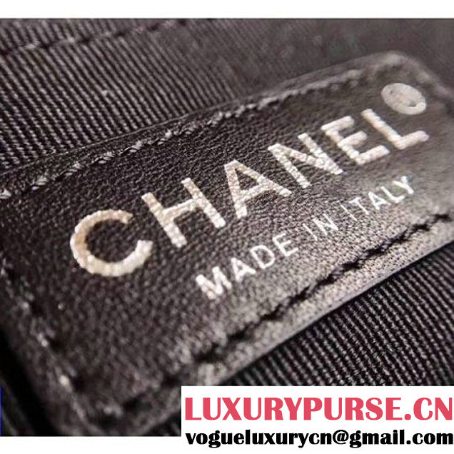 Chanel Chevron Space Suit Flap Bag A91978 Black F/W 2017 (KN-7111142 )