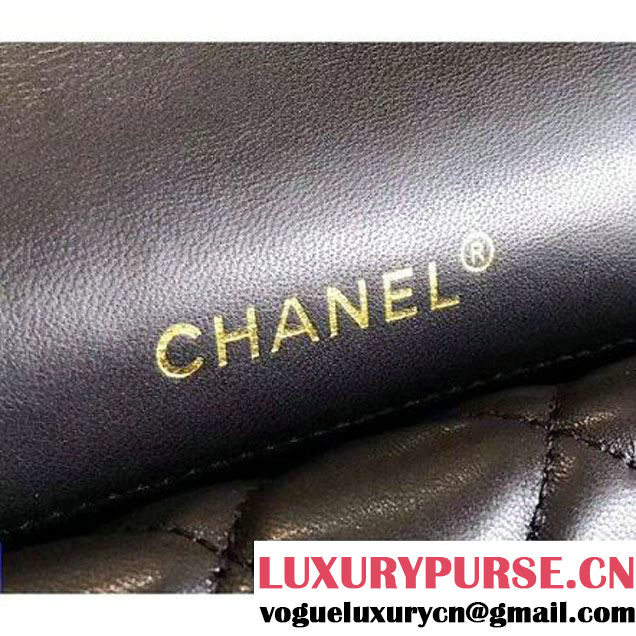 Chanel Medium Quilting Lambskin Flap Bag Black 2017 (KN-7111140 )