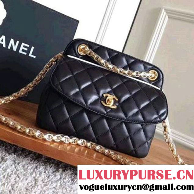 Chanel Small Quilting Lambskin Flap Bag Black 2017 (KN-7111139 )