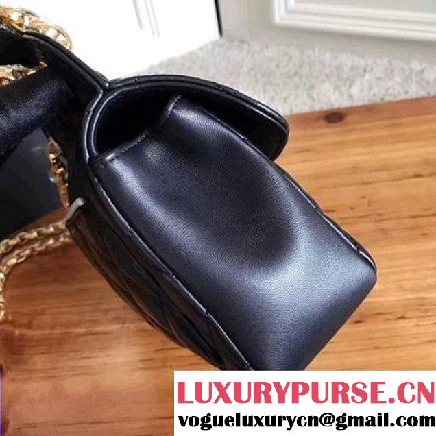Chanel Small Quilting Lambskin Flap Bag Black 2017 (KN-7111139 )