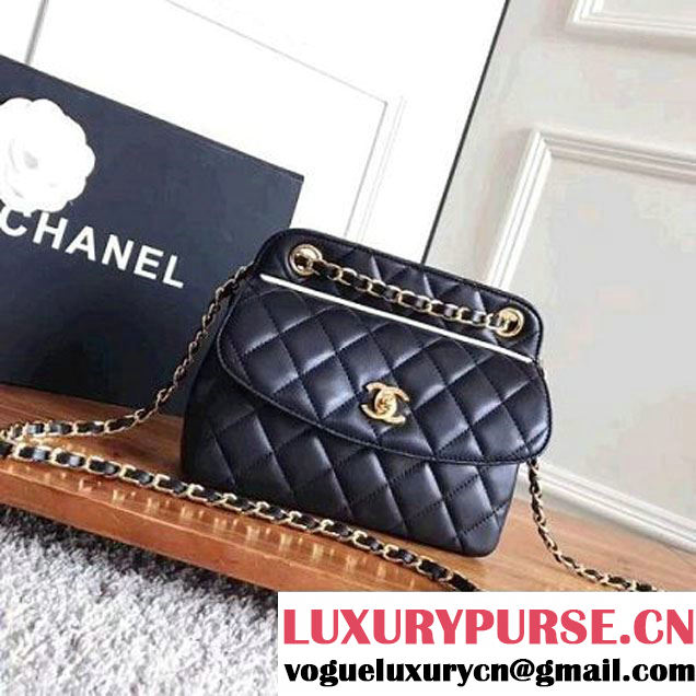 Chanel Small Quilting Lambskin Flap Bag Black 2017 (KN-7111139 )