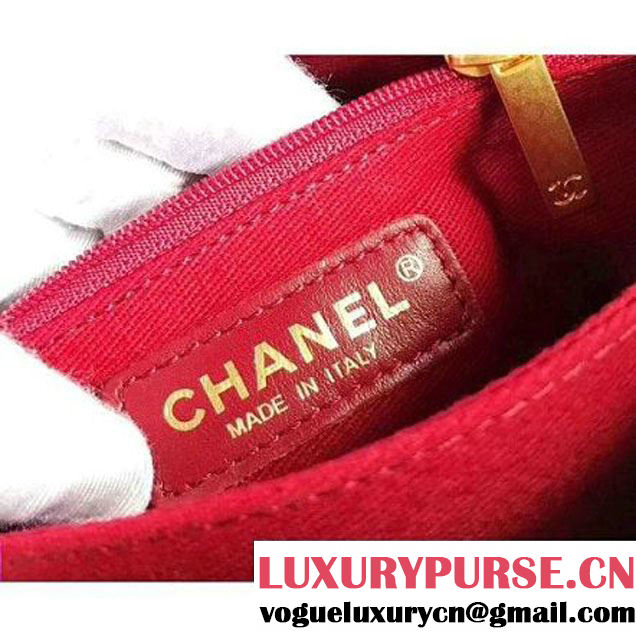 Chanel Shiny Chevron Calfskin Coco Handle Mini Bag Black 2017 (KN-7111132 )