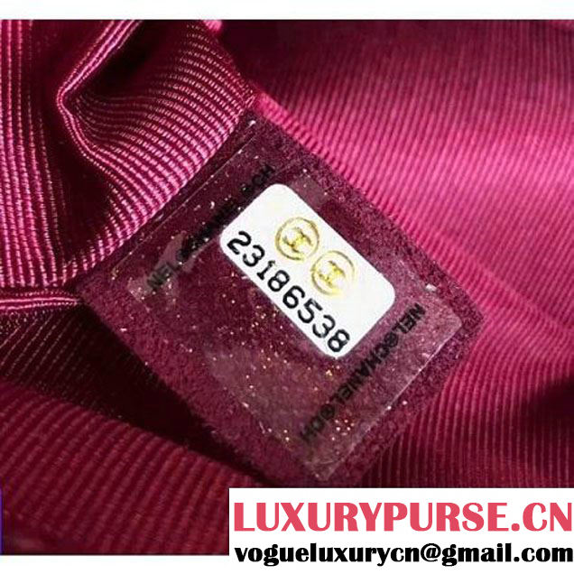 Chanel Quilting Patent Leather/Lambskin Medium Boy Flap Bag Burgundy 2017 (KN-7111026 )