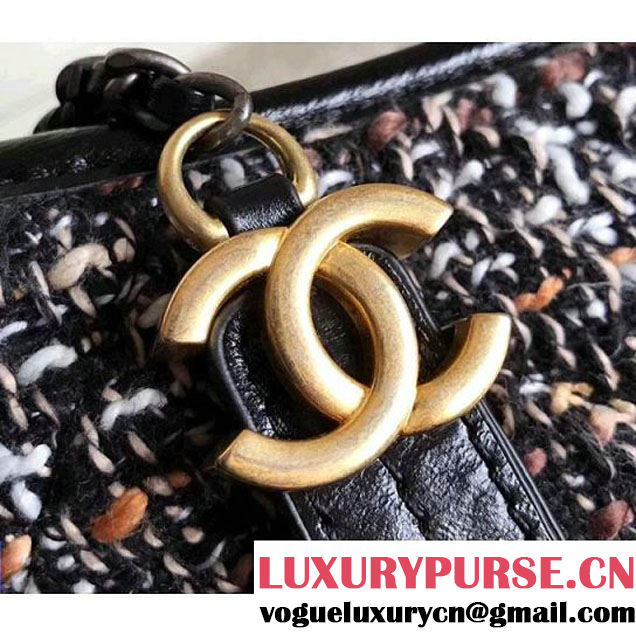 Chanel Tweed/Calfskin Gabrielle Small Hobo Bag A91810 Multicolor 2017 (KN-7121110 )