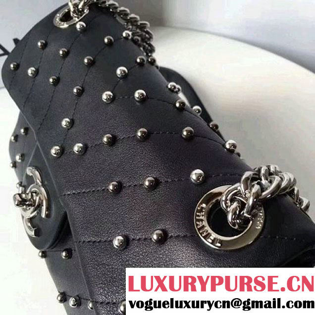 Chanel Lambskin Stud Wars Mini Flap Bag A91954 Black 2017 (KS-7121610 )