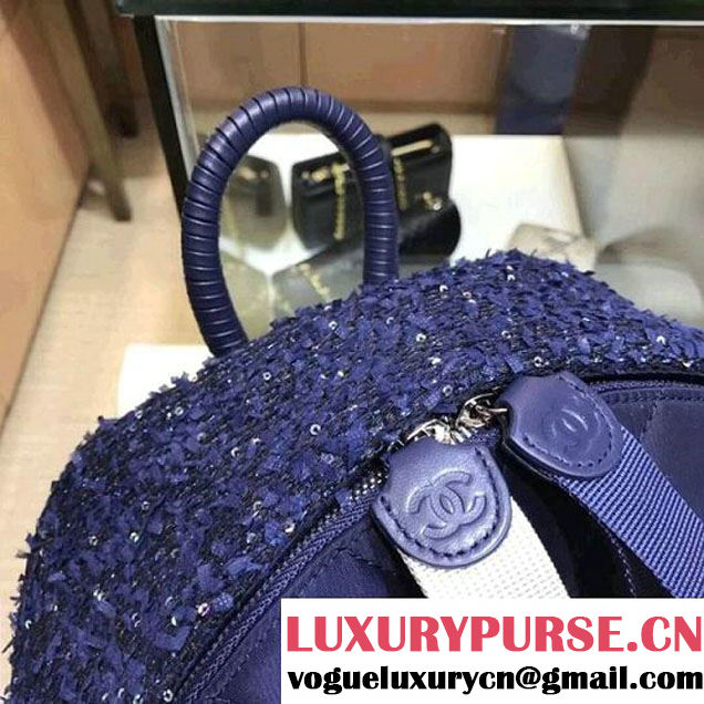 Chanel Glitter Tweed and Nylon Astronaut Essentials Backpack A91964 F/W 2017 (AV-7122102 )