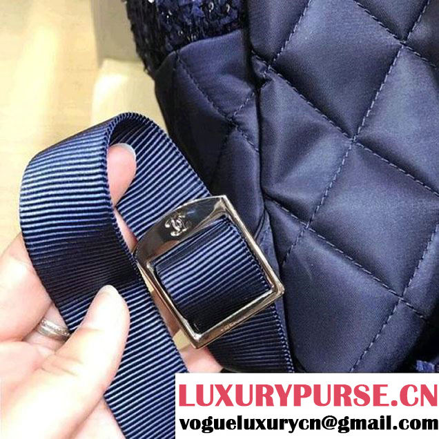 Chanel Glitter Tweed and Nylon Astronaut Essentials Backpack A91964 F/W 2017 (AV-7122102 )